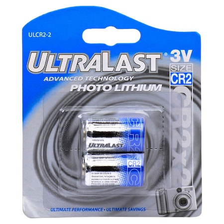 Ultralast NABC UltraLast ULCR2-2 Lithium Photo Camera Battery - 3V DC ULCR22
